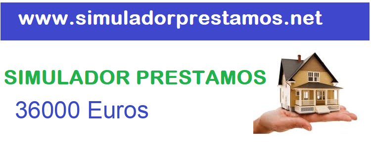 Simulador Prestamo de 36000 Euros