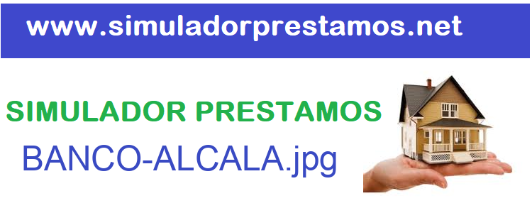 Simulador Prestamos  BANCO-ALCALA