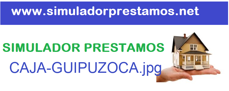 Simulador Prestamos  CAJA-GUIPUZOCA