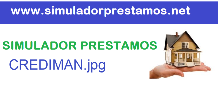 Simulador Prestamos  CREDIMAN