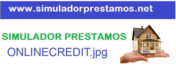 Simulador Prestamos  ONLINECREDIT